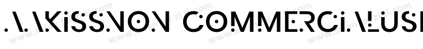 AaKISSNon CommercialUse字体转换